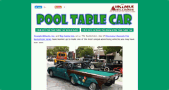 Desktop Screenshot of pooltablecar.com